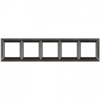 Рамка 5 постов JUNG ECO PROFI DECO антрацит