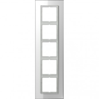 Рамка 5 постов JUNG LS PLUS белый