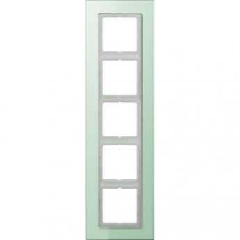 Рамка 5 постов JUNG LS PLUS светло-зеленый