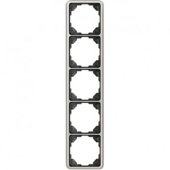 Рамка для вертикальной и горизонтальной установки JUNG CD585PT Рамка для вертикальной и горизонтальной установки JUNG CD585PT