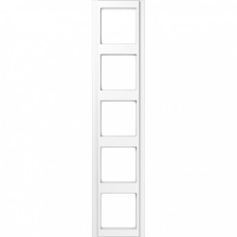 Рамка JUNG A 500 5 постов белый