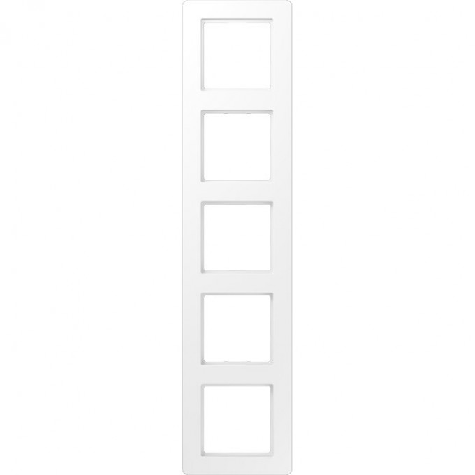 Рамка JUNG A FLOW 5 постов (матовый белый) AF585BFWWM