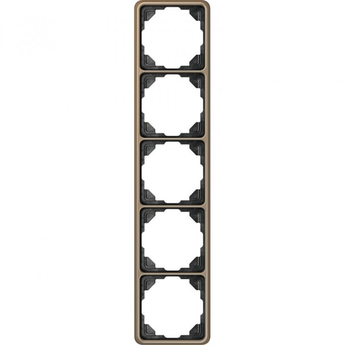Рамка JUNG CD500 5 постов (бронза) CD585GB