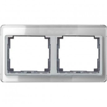 Рамка JUNG SL5820SI для горизонтальной установки, 2 поста