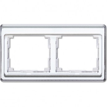 Рамка JUNG SL5820WW для горизонтальной установки, 2 поста