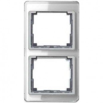 Рамка JUNG SL582SI для вертикальной установки 2-кратная