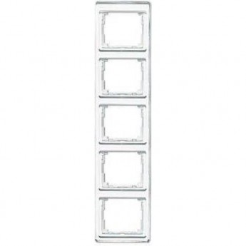 Рамка JUNG SL585WW для вертикальной установки 5-кратная