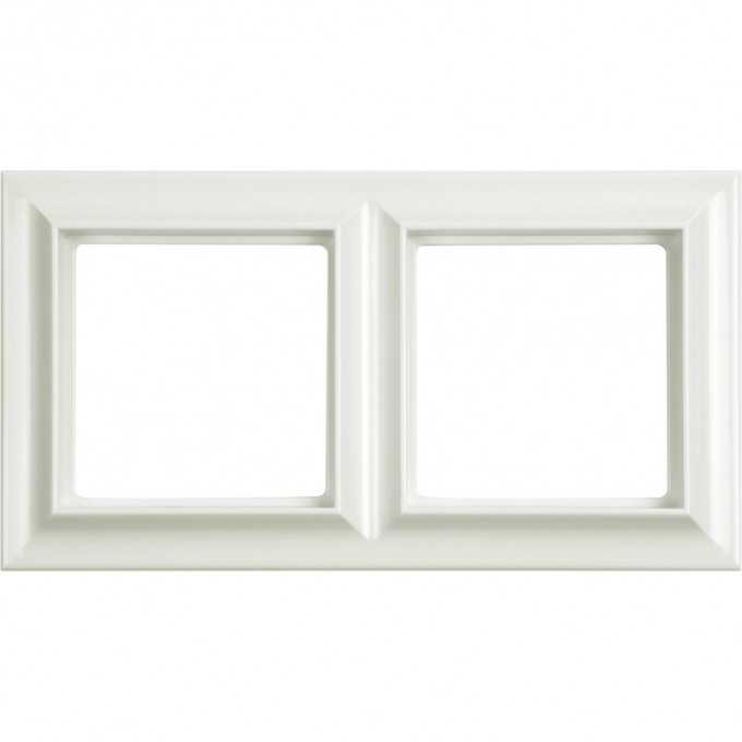 Рамка JUNG ECO PROFI STANDART 2-местная (слоновая кость) EPS482