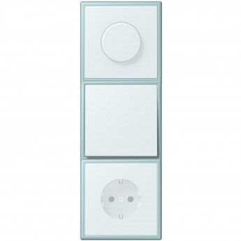 Рамка JUNG LE CORBUSIER 3 поста дюропласт