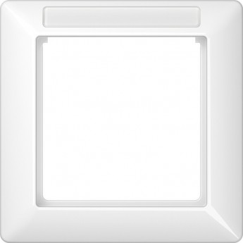 Рамка с полем для надписи 1 пост JUNG AS 500 белый