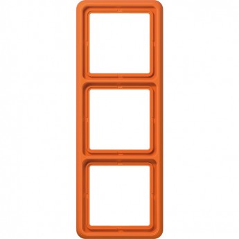 Рамка ударопрочная 3 поста JUNG CD 500 оранжевый