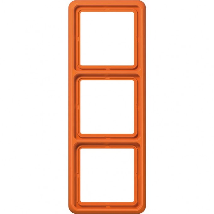 Рамка ударопрочная 3 поста JUNG CD 500 оранжевый CD583WUO