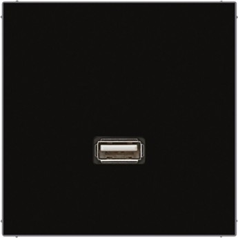 Розетка JUNG LS 990 1xUSB черный Розетка JUNG LS 990 1xUSB черный