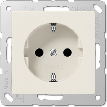 Розетка с крышкой JUNG ECO PROFI 2К+З 16А 250В бежевый