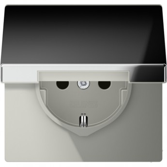 Розетка с крышкой JUNG LS METAL 16A 250В хром Розетка с крышкой JUNG LS METAL 16A 250В хром