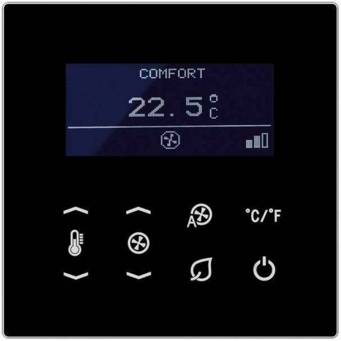 Терморегулятор электронный JUNG LS 990 с дисплеем (черный) TRDLS9248SW