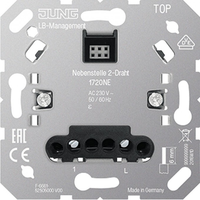 Вставка-спутник JUNG 2-х проводная 1720NE